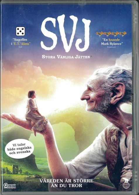 Huvudbild SVJ - Stora vänliga jätten - beg dvd