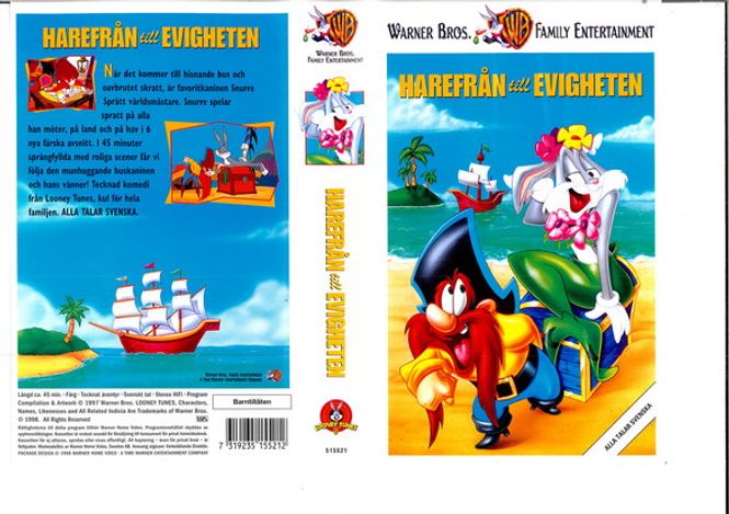 Huvudbild HAREFRÅN TILL EVIGHETEN (VHS) ny