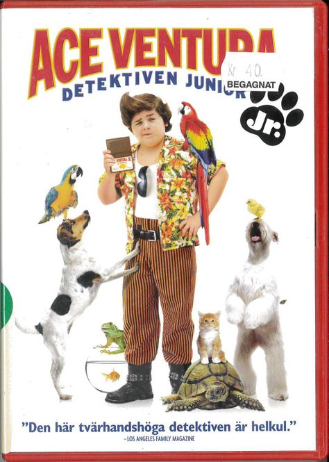 Huvudbild Ace Ventura -  detektiven junior (dvd) fd hyr