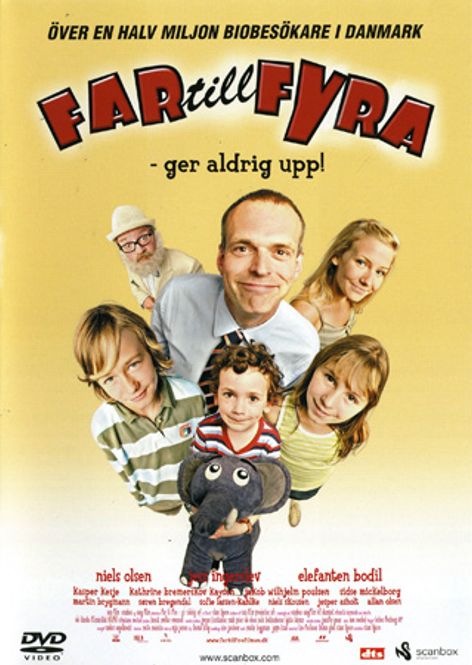 Huvudbild Far till fyra - Ger aldrig upp! (DVD) 