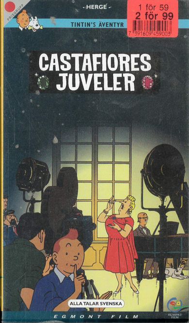 Huvudbild Tintins äventyr: Castafiores Juveler (vhs) egmont