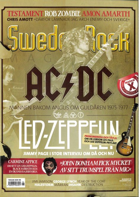 Huvudbild Sweden Rock Magazine  #98