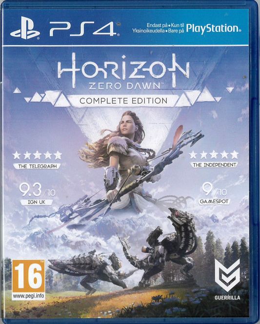 Huvudbild Horizon Zero dawn Complete Edition (Ps4) beg