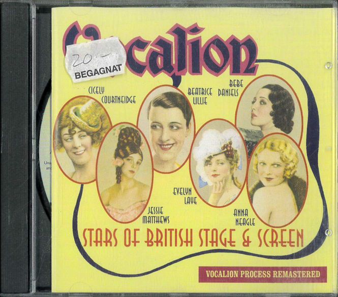 Huvudbild Vocalion - Stars of british stage & screen (CD) ...