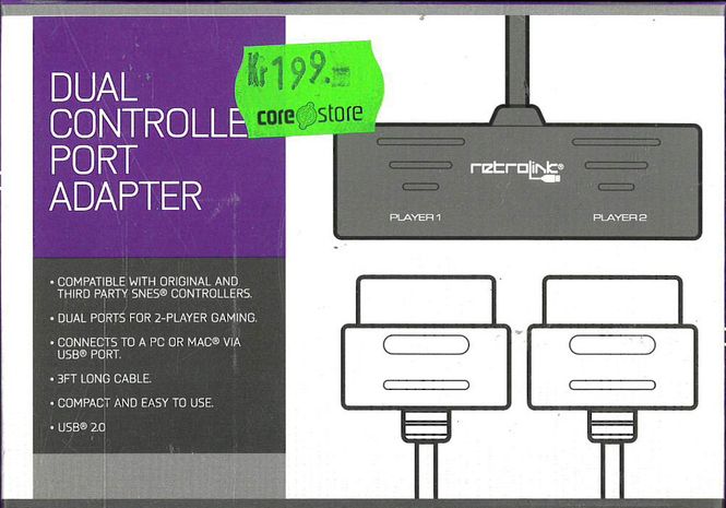 Huvudbild SNES - USB PC adapter