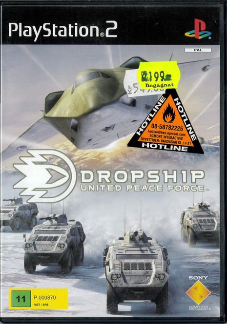 Huvudbild Dropship: United Peace Force (Ps2) beg