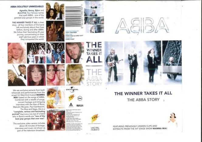 Huvudbild ABBA - THE WINNER TAKES IT ALL (VHS)