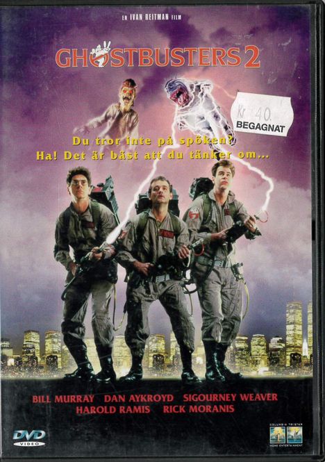 Huvudbild Ghostbusters 2 (dvd) beg