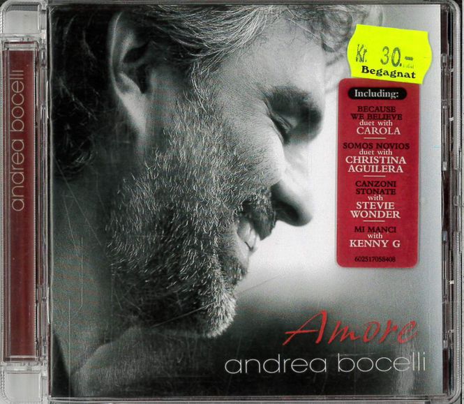 Huvudbild Andrea Bocelli - Amore  (CD) beg