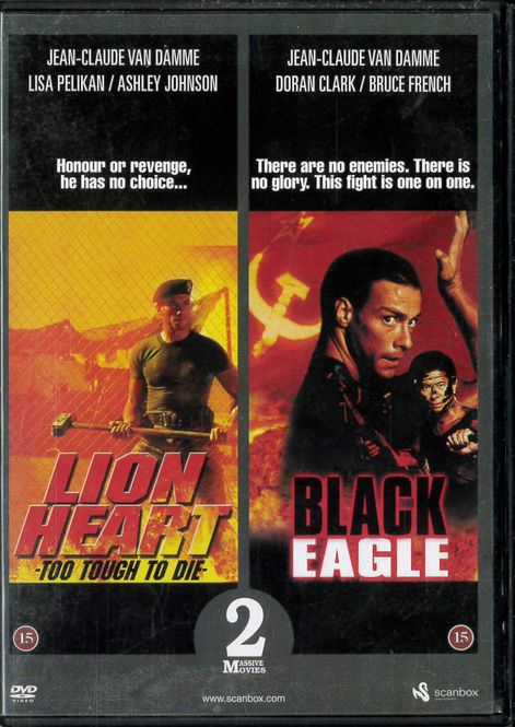 Huvudbild Lionheart + Black Eagle (DVD) beg
