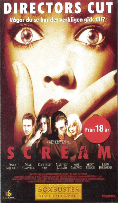 Huvudbild Scream (directors cut) vhs