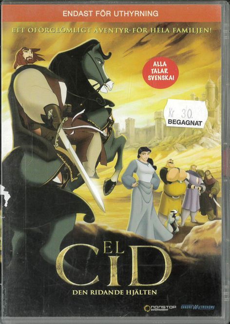 Huvudbild El Cid - Den Ridande Hjäten (dvd) fd hyr