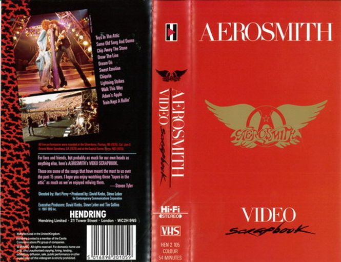 Huvudbild AEROSMITH - VIDEO SCRAPBOOK (VHS)