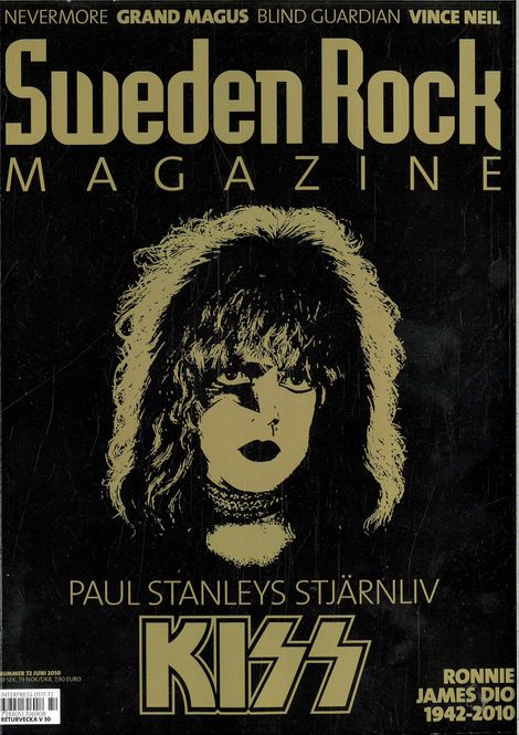 Huvudbild Sweden Rock Magazine  #72