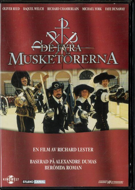 Huvudbild De Fyra Musketörerna (1974) beg dvd