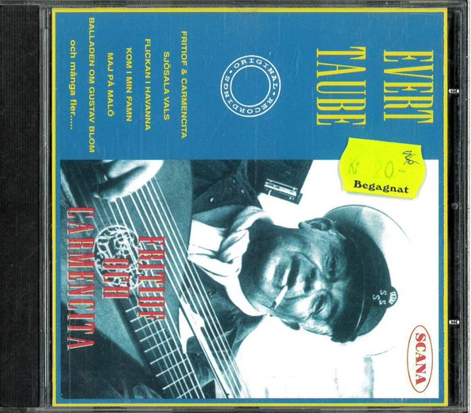 Huvudbild Evert Taube – Fritiof Och Carmencita (CD) ...