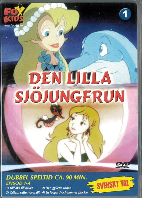 Huvudbild Den lilla sjöjungfrun Vol 1 episod 1-4 (DVD) beg