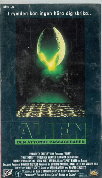 Alien (vhs) röd