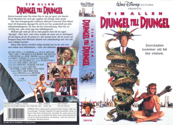 Huvudbild DJUNGEL TILL DJUNGEL (Vhs) fd hyr