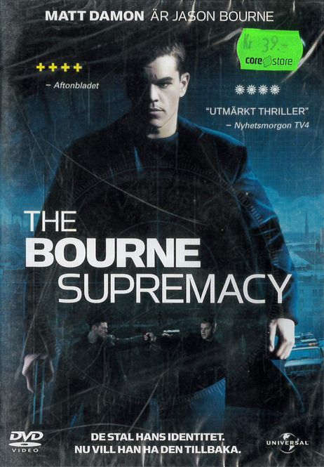 Huvudbild Bourne Supremacy (dvd) 