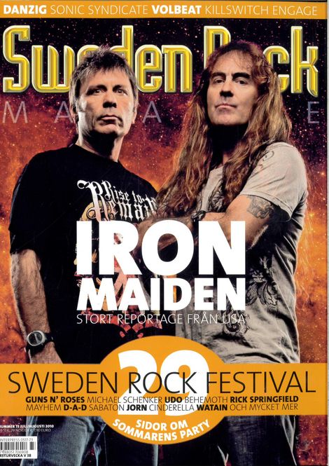 Huvudbild Sweden Rock Magazine  #73