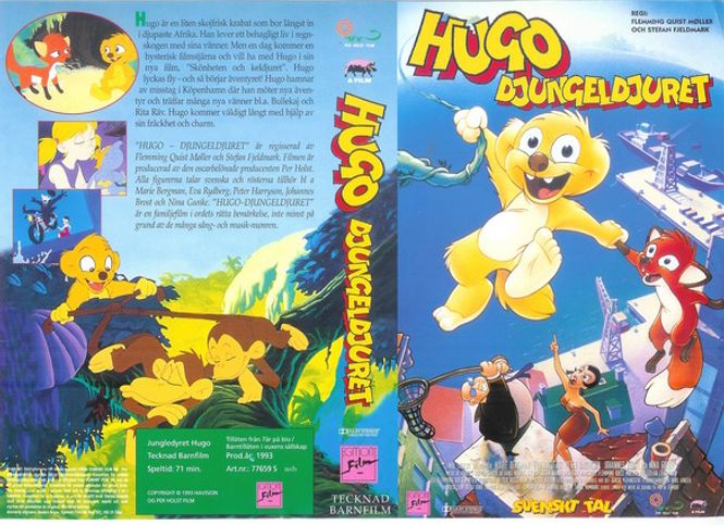Huvudbild Hugo Djungeldjuret (VHS)