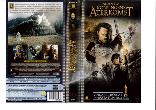 Sagan om Konungens återkomst (VHS)