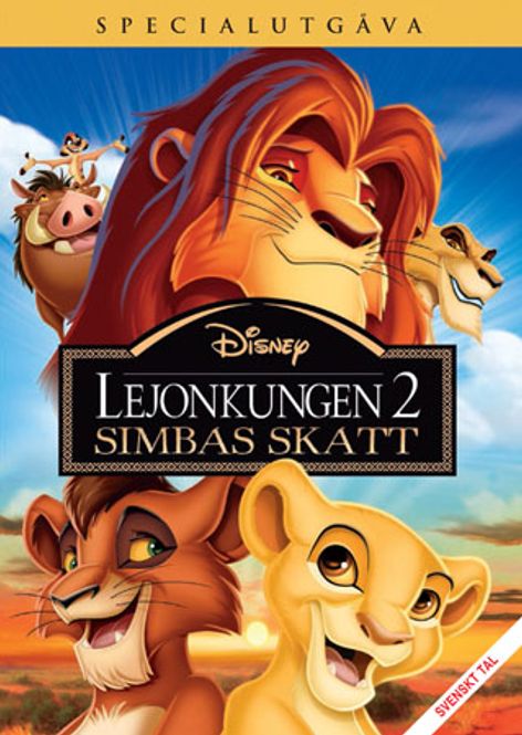 Huvudbild Lejonkungen 2 simbas skatt (DVD) beg