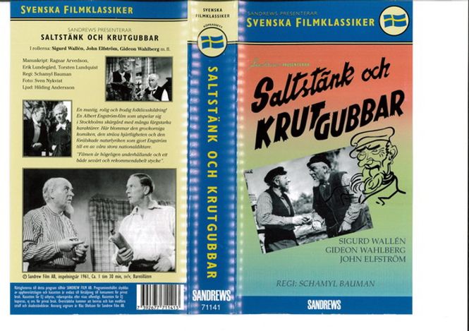 Huvudbild Saltstänk och krutgubbar (VHS) ny