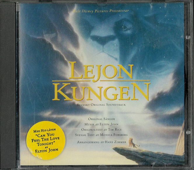 Huvudbild Soundtrack - Lejonkungen (CD) beg
