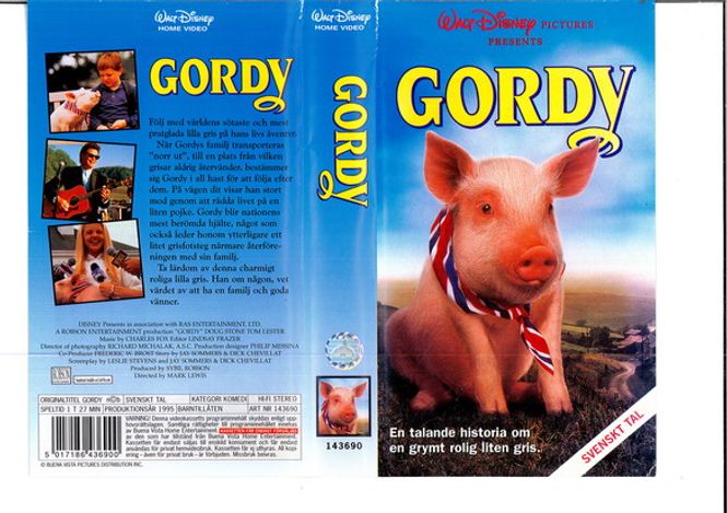 Huvudbild GORDY (VHS)