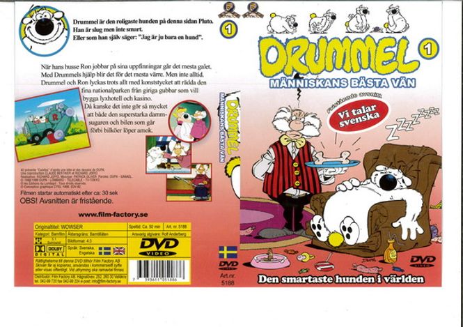 Huvudbild Drummel 1 - Människans bästa vän (DVD)