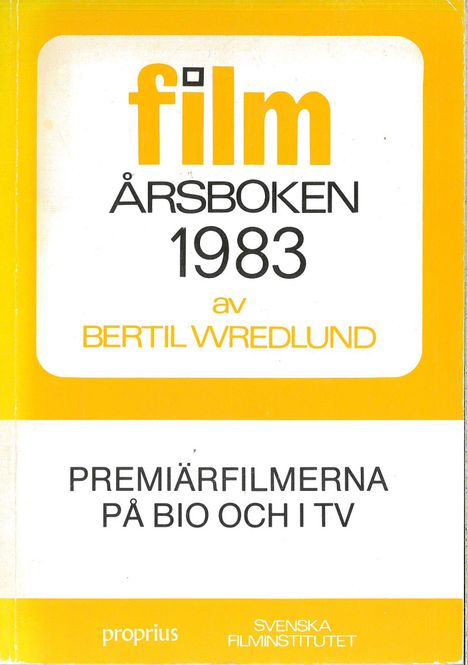 Huvudbild filmårsboken 1983