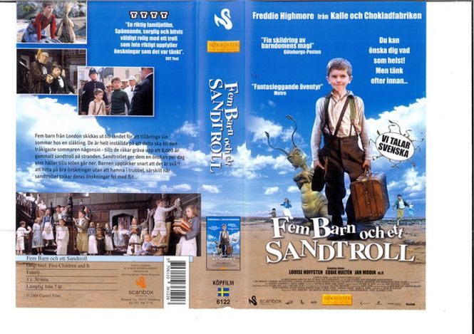Huvudbild Fem barn och ett sandtroll (2004) (VHS)