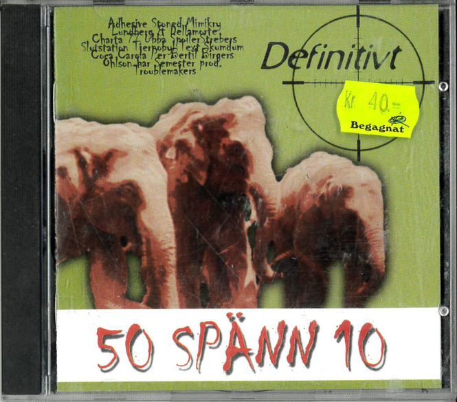 Huvudbild Definitvt 50 Spänn  10 (CD) beg
