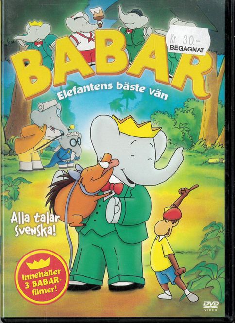 Huvudbild Babar 3 - Elefantens bäste vän  (DVD) beg