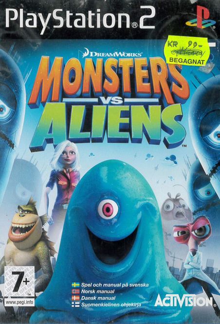 Huvudbild Monsters vs Aliens  (ps2) beg