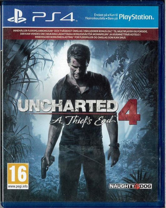 Huvudbild Uncharted 4  (Ps4) beg