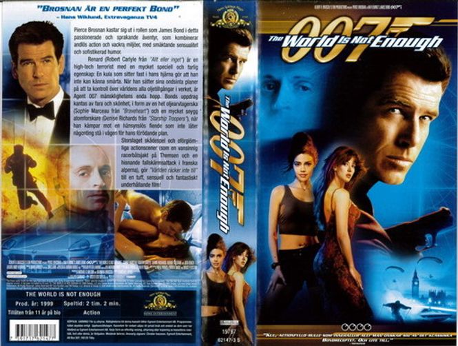Huvudbild James Bond - Världen Räcker Inte Till (VHS)