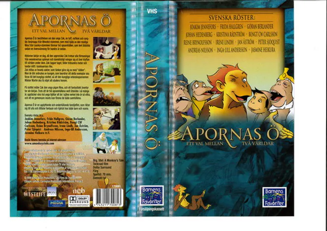 Huvudbild Apornas ö (VHS)