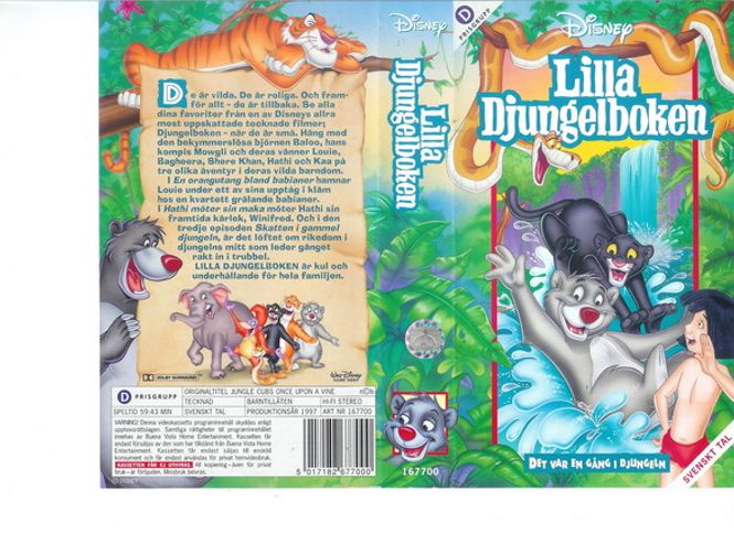 Huvudbild Lilla djungelboken - Det var en gång i djungeln ...