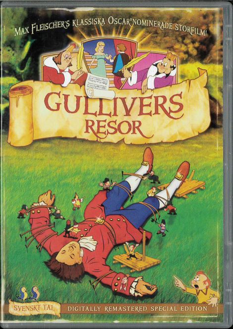 Huvudbild Gulliver's resor - tecknad 1939  (dvd) beg