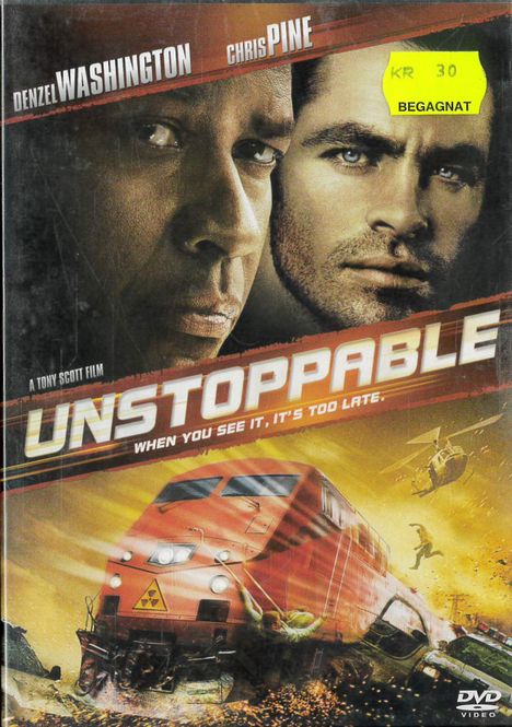 Huvudbild Unstoppable (dvd) beg