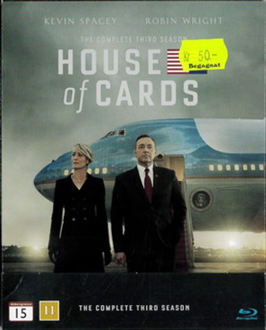 Huvudbild House of Cards - Säsong 3 (Blu-Ray)
