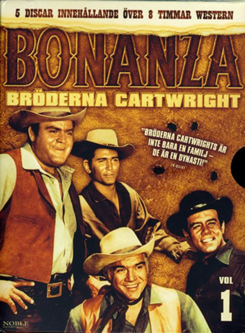 Huvudbild Bröderna Cartwright Vol 1  -beg dvd