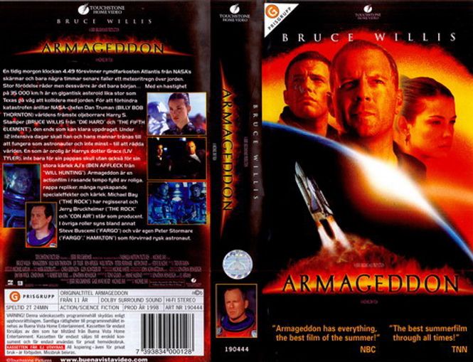 Huvudbild Armageddon - vhs