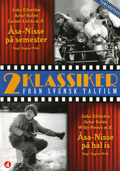 Huvudbild Åsa-Nisse på semester / Åsa-Nisse på hal is (dvd) ...
