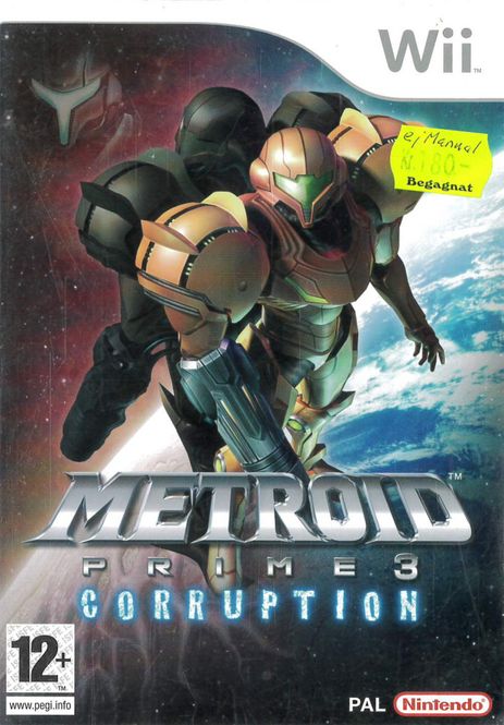 Huvudbild Metroid Prime 3: Corruption (wii) beg ej manual