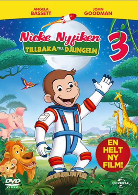 Huvudbild Nicke Nyfiken 3: Tillbaka till djungeln (DVD) beg
