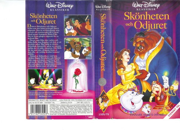Skönheten och odjuret - Disneyklassiker 30 (VHS)